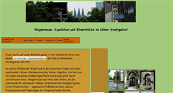 Desktop Screenshot of koelner-wegekreuze.de